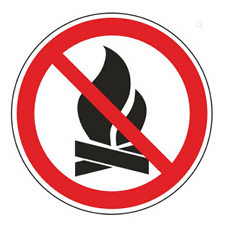 do not burn products made of resysta